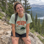 One Star Hike T-Shirt worn outdoors