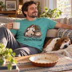 Pie First, Nap Second T-Shirt worn casually