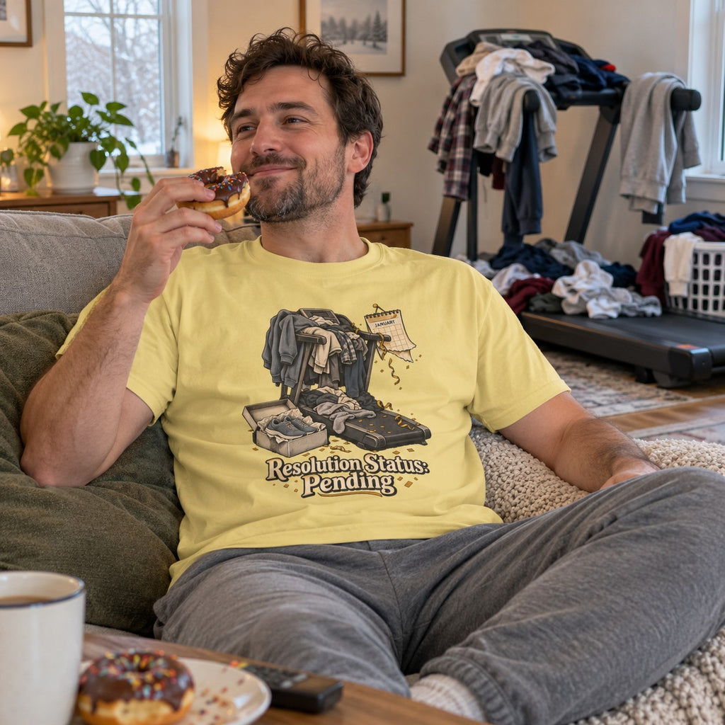 Resolution Status: Pending T-Shirt worn casually