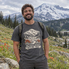 Man wearing the Skyline Trail T-Shirt
