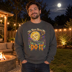 The Moon Made Me Do It Sweatshirt worn casually