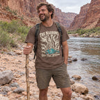The Narrows T-Shirt worn outdoors