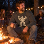Person wearing the Bigfoot Vampire Sweatshirt