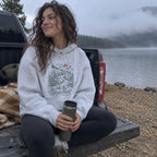 Take the Scenic Route Hoodie - worn outdoors