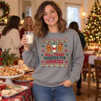 Will Trade Sweater for Cookies Ugly Christmas Sweatshirt worn at a cookie swap