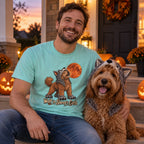 Wolf in Sheep's Curls T-Shirt worn casually
