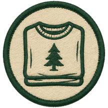 Seriously soft embroidered patch